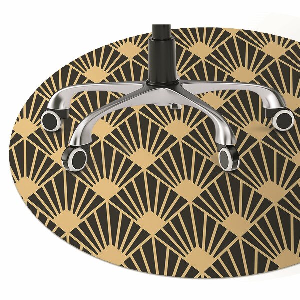Podložka pod kolečkovou židli art deco