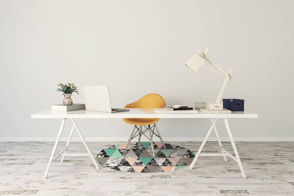 Podložka pod židli tropické patchwork