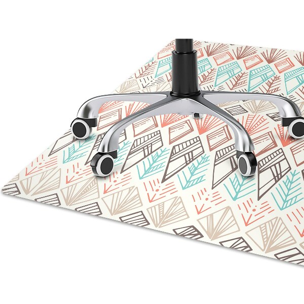 Podložka pod kancelářskou židli etnické pattern