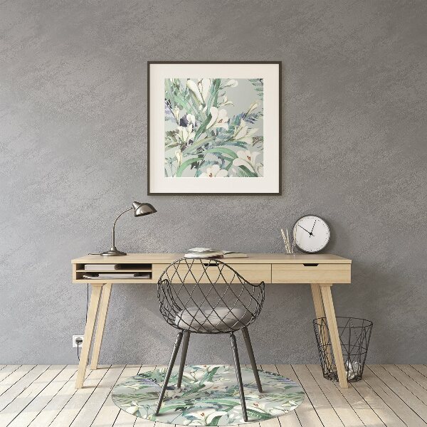 Podložka pod kolečkovou židli krokusy