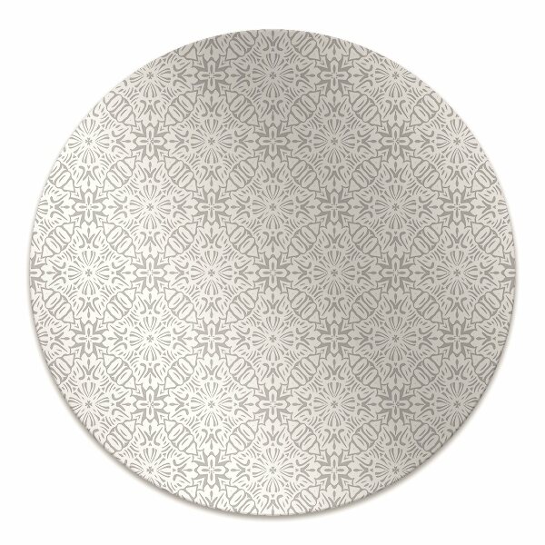 Podložka pod kancelářskou židli květinový ornament