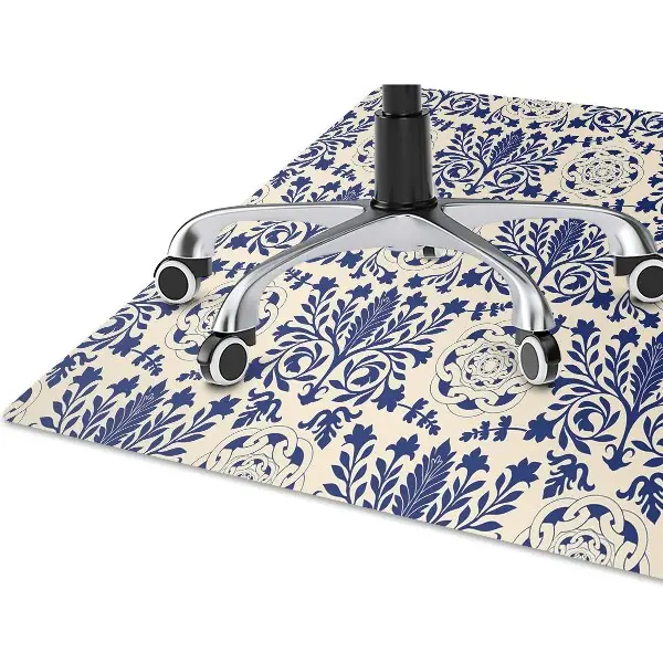 Ochranná podložka pod židli blue pattern