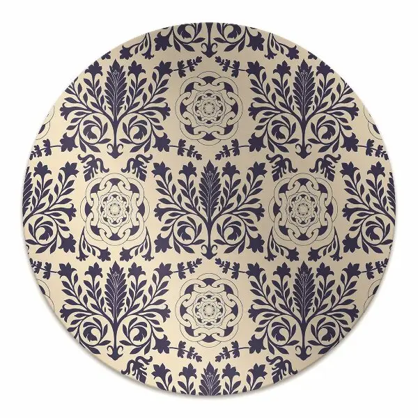 Ochranná podložka pod židli blue pattern