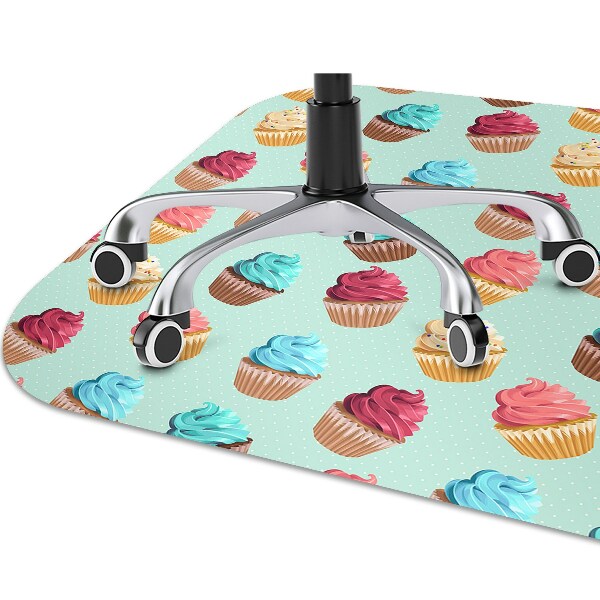 Podložka pod kancelářskou židli muffiny vdolky