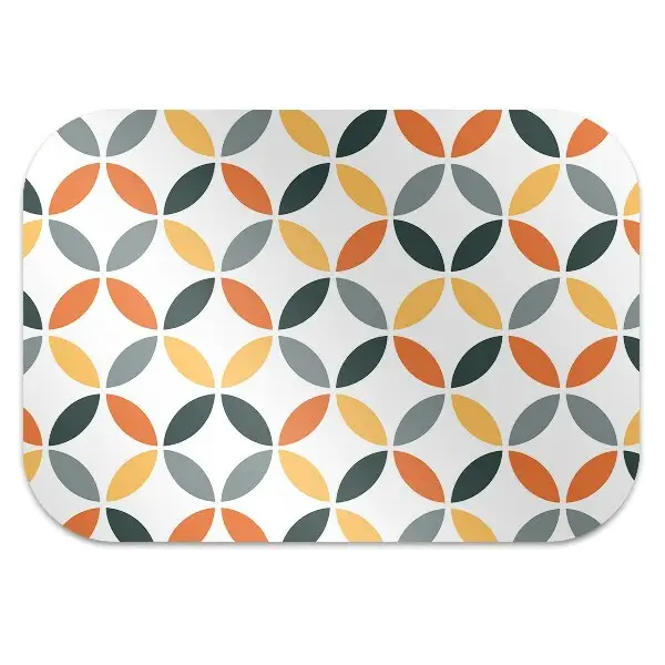 Podložka pod kancelářskou židli geometrické kola