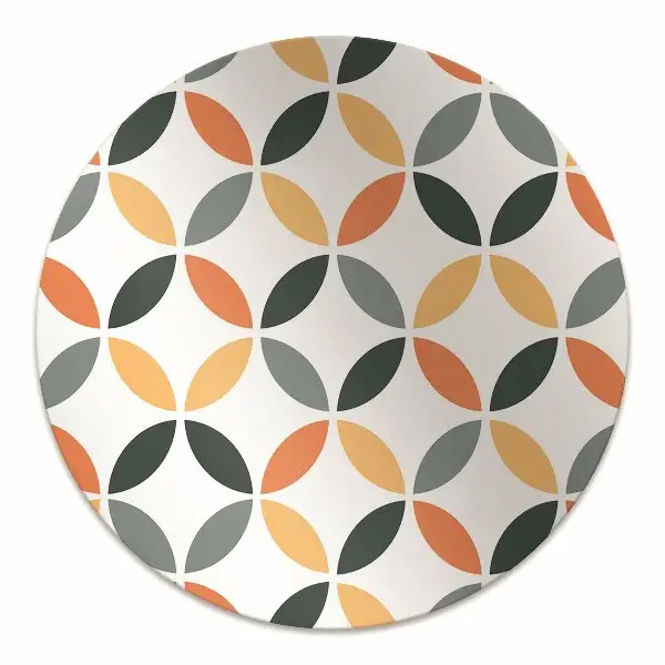 Podložka pod kancelářskou židli geometrické kola