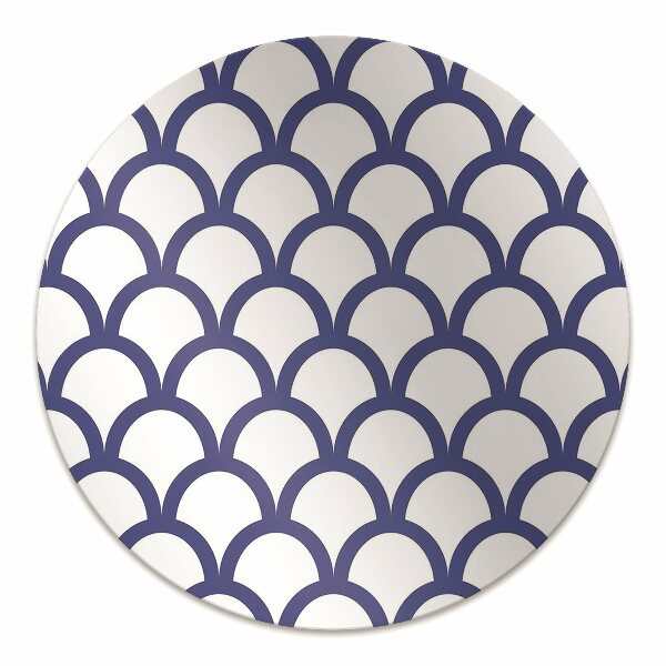 Ochranná podložka pod židli Vzor rybí šupiny