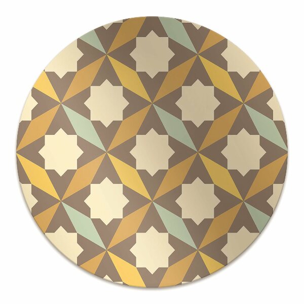 Ochranná podložka pod židli retro pattern