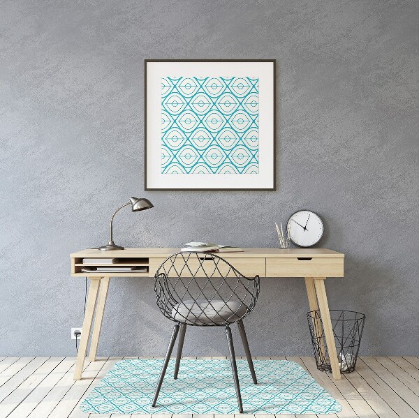 Ochranná podložka pod židli retro pattern