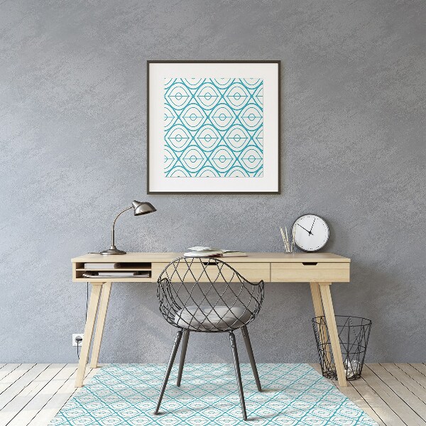 Ochranná podložka pod židli retro pattern