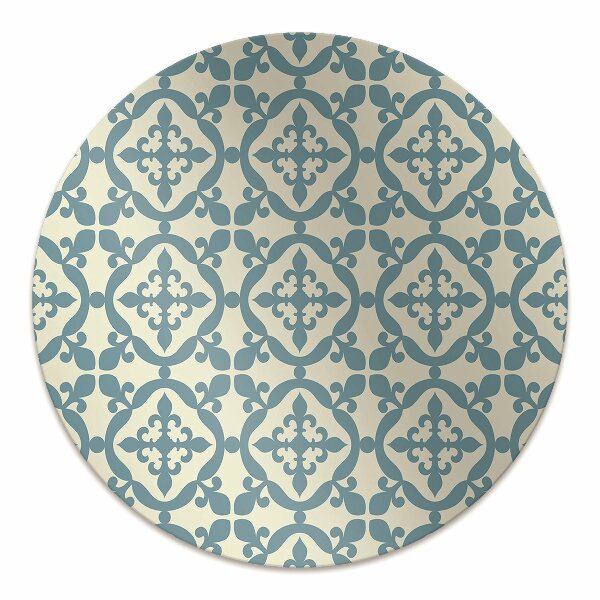 Podložka pod židli green pattern