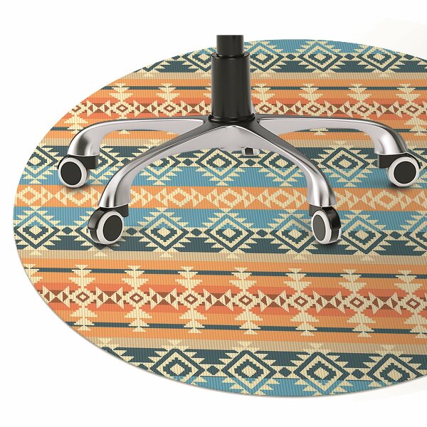 Ochranná podložka pod židli Navajo style pattern
