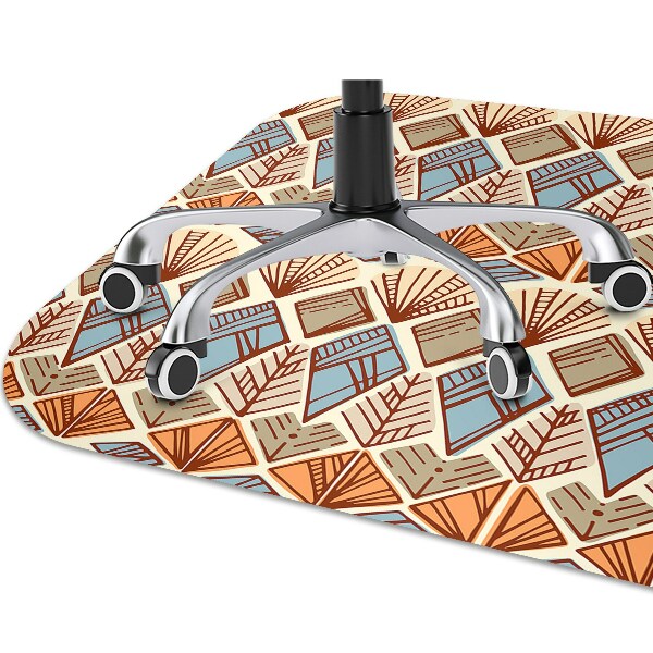 Podložka pod židli Etnické brown pattern