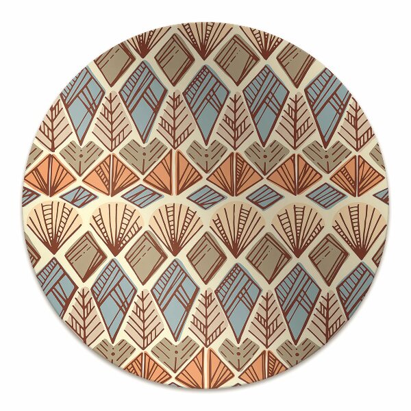 Podložka pod židli Etnické brown pattern