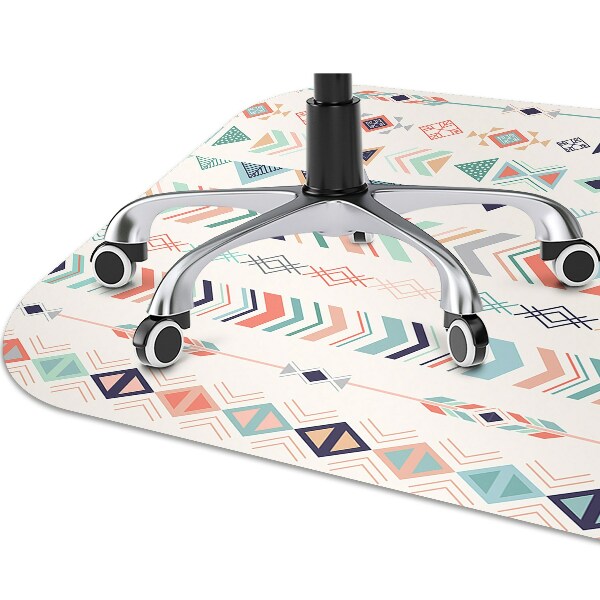 Podložka pod kancelářskou židli etnické pattern