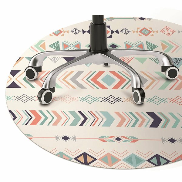 Podložka pod kancelářskou židli etnické pattern