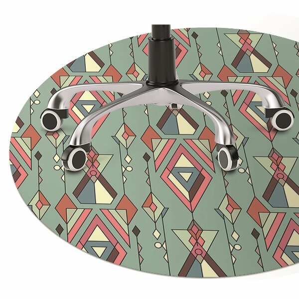 Podložka pod kancelářskou židli Aztec vzor