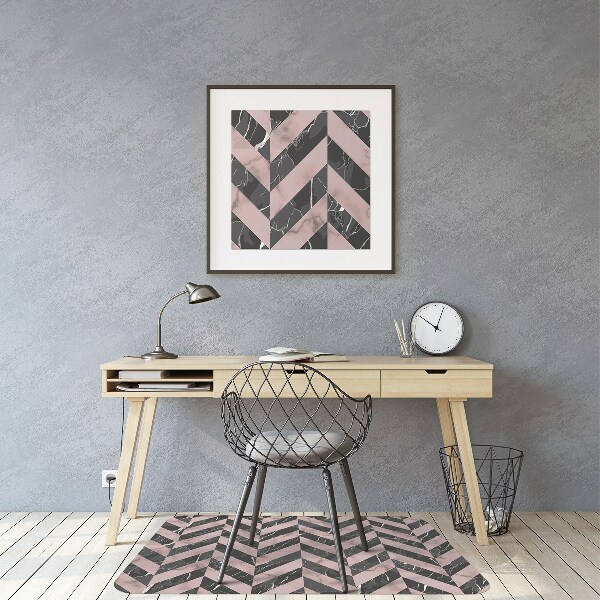 Ochranná podložka pod židli Marble ve stylu loft