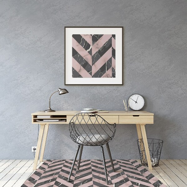 Ochranná podložka pod židli Marble ve stylu loft