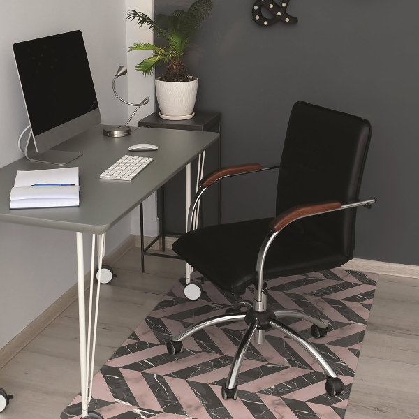 Ochranná podložka pod židli Marble ve stylu loft