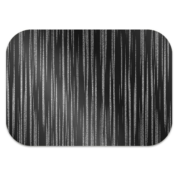 Ochranná podložka pod židli černý design