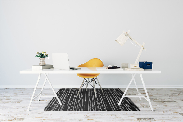 Ochranná podložka pod židli černý design