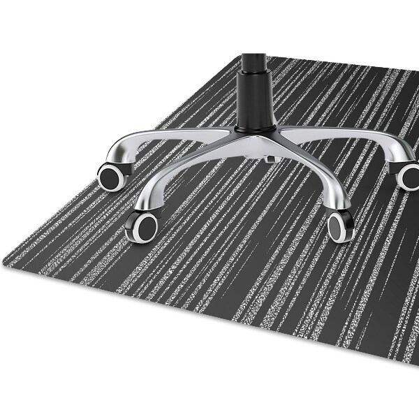 Ochranná podložka pod židli černý design
