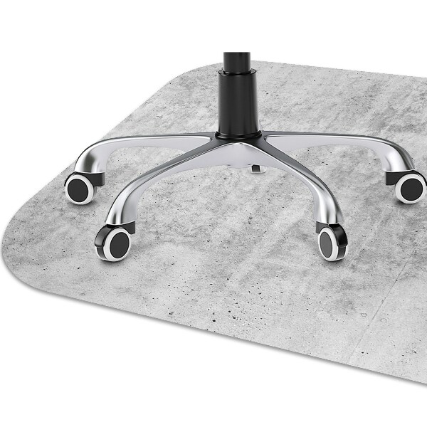 Podložka pod kancelářskou židli šedý beton