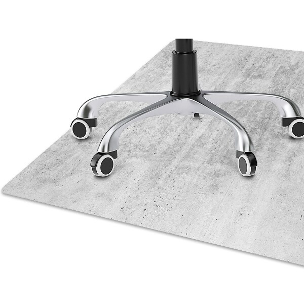 Podložka pod kancelářskou židli šedý beton