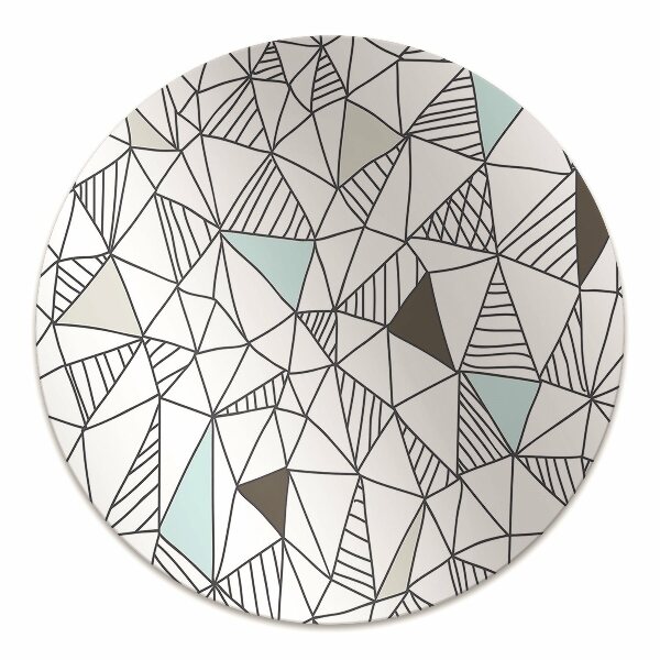 Podložka pod kancelářskou židli geometrický vzor