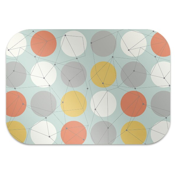 Podložka pod kancelářskou židli geometrický vzor