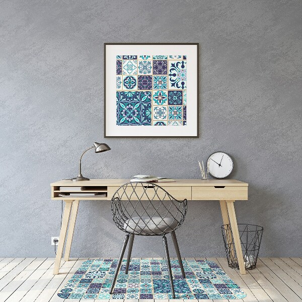 Ochranná podložka pod židli krásná patchwork