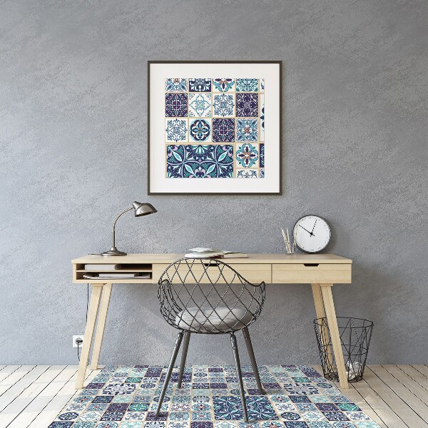 Ochranná podložka pod židli krásná patchwork