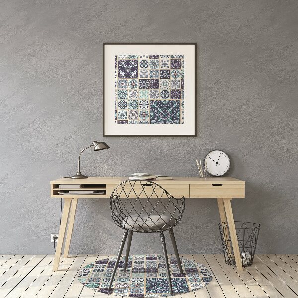 Ochranná podložka pod židli krásná patchwork