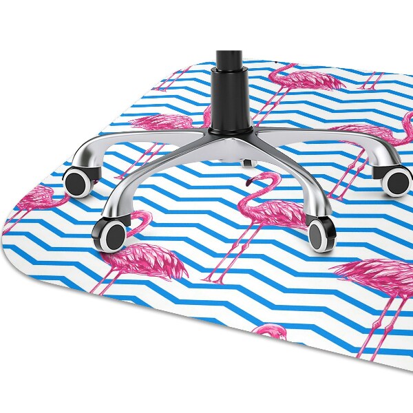 Podložka pod kolečkovou židli Flamingos
