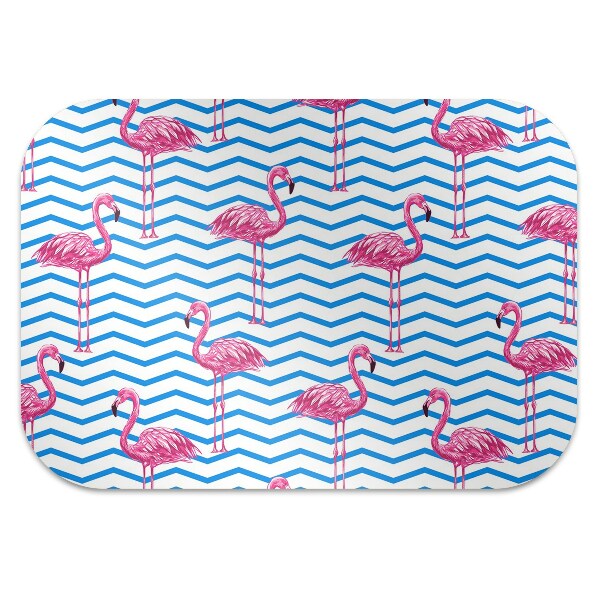 Podložka pod kolečkovou židli Flamingos