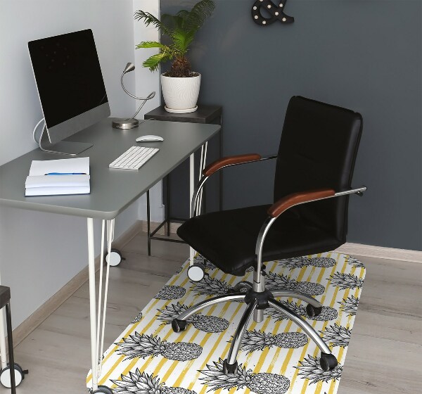 Podložka pod kolečkovou židli Ananas