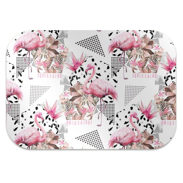 Podložka pod kolečkovou židli Flamingos