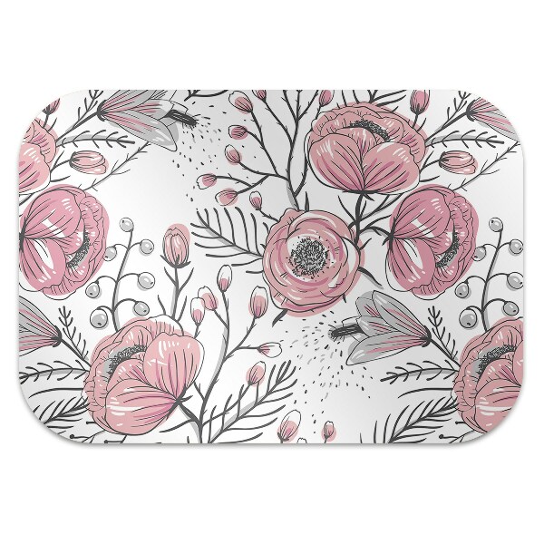 Ochranná podložka pod židli Pastel Roses Art