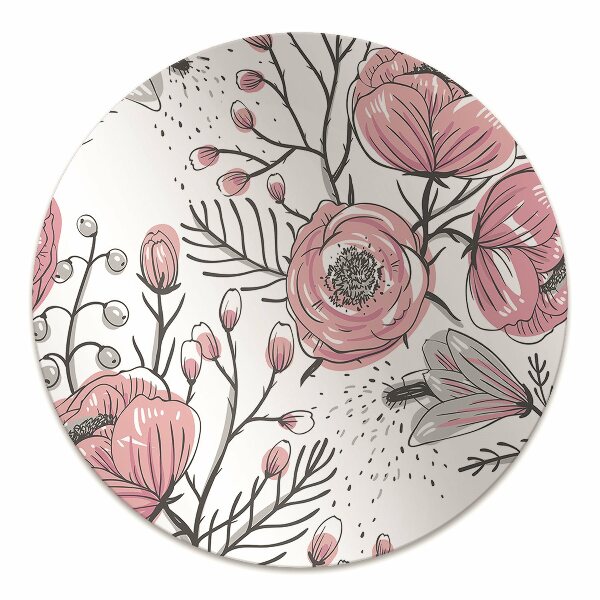 Ochranná podložka pod židli Pastel Roses Art