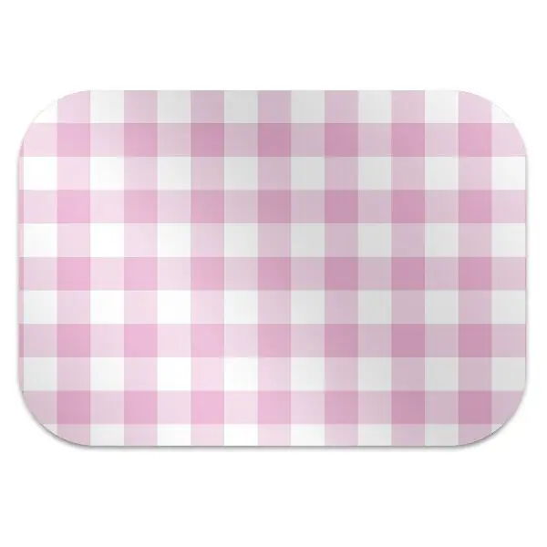 Podložka pod kancelářskou židli pink mřížka
