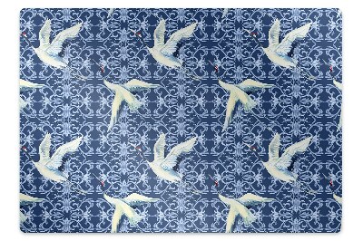 Ochranná podložka pod židli čínské jeřáby