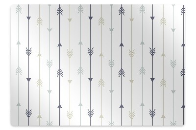 Podložka pod židli šipky geometrický