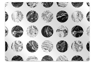 Podložka pod kancelářskou židli vzorovaná Moon