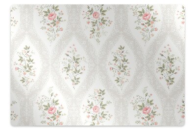 Podložka pod židli retro tapety