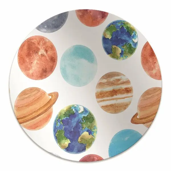 Ochranná podložka pod židli zbarvená planeta