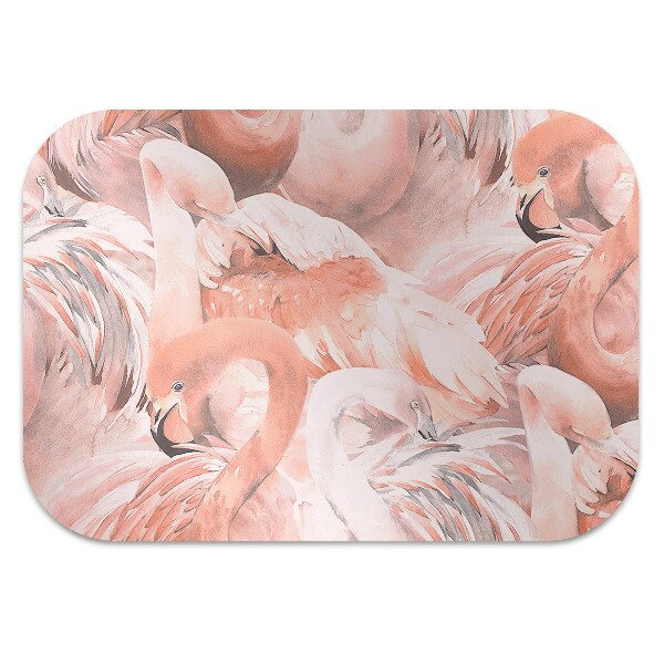 Podložka pod kolečkovou židli Flamingos
