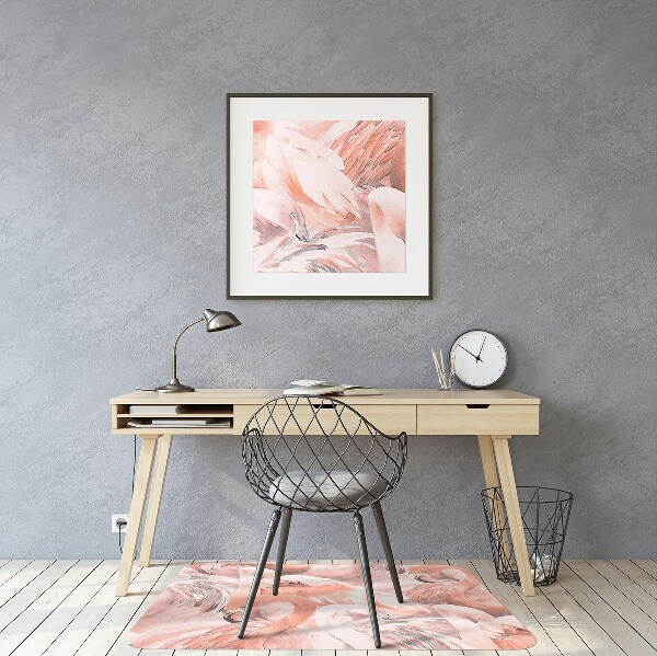 Podložka pod kolečkovou židli Flamingos