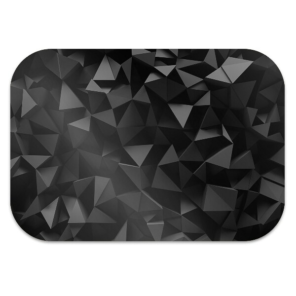 Podložka pod kancelářskou židli abstrakce black