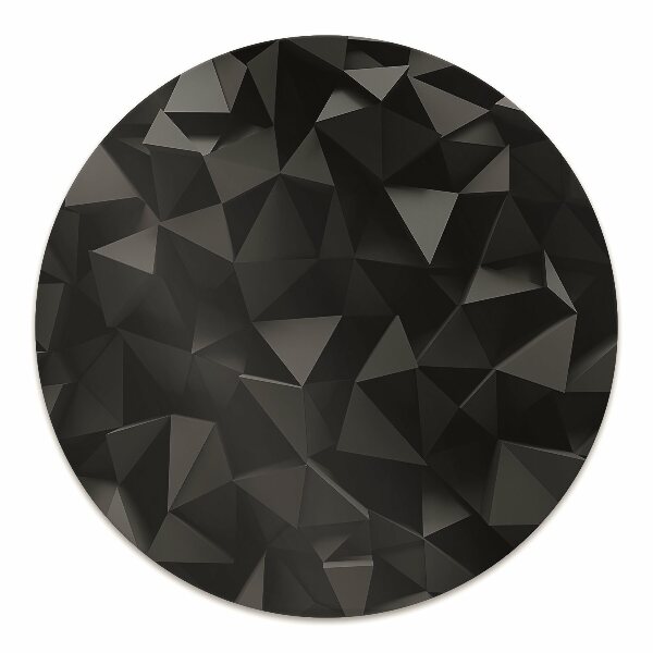 Podložka pod kancelářskou židli abstrakce black